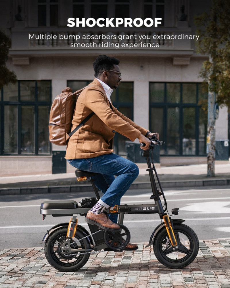 ENGWE T14 250W 55 km Range Max Speed 25 km/h Folding Electric Bike 10Ah - Image 7