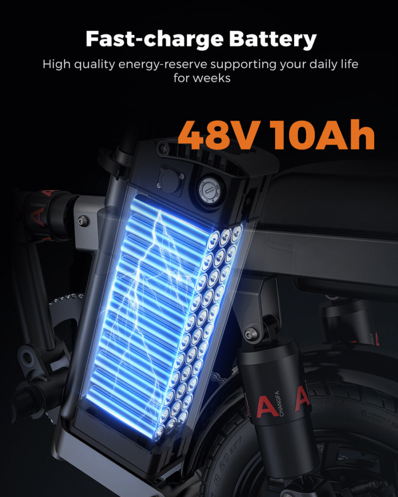 ENGWE T14 250W 55 km Range Max Speed 25 km/h Folding Electric Bike 10Ah - Image 10