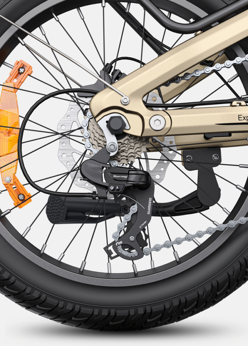 ENGWE L20 3.0 Pro 250W 100Nm Mid-drive Motor Full Suspension Compact E-bike - Image 10